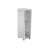 Lanberg | Rack cabinet 19" free-standing 42U/600x800 (flat pack) with glass door, LCD | FF01-6842-12SL | Grey