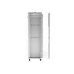 Lanberg | Rack cabinet 19" free-standing 42U/600x800 (flat pack) with glass door, LCD | FF01-6842-12SL | Grey