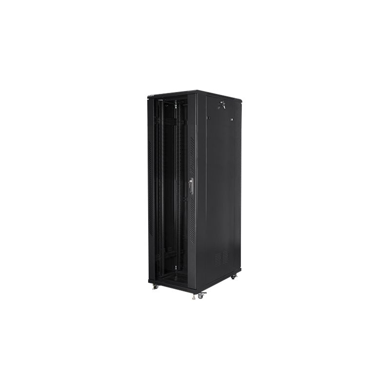 Lanberg | Rack cabinet 19" free-standing 42U/800x1000 (flat pack) | FF01-8042-12B | Black