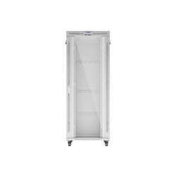 Lanberg | Rack cabinet 19" free-standing 42U/800x1000 (flat pack) with glass door, LCD | FF01-8042-12SL | Grey
