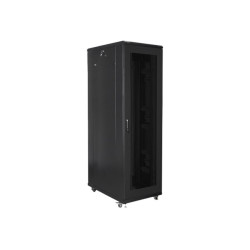 Lanberg | Rack cabinet 19" free-standing 42U/800x1000 (flat pack) with mesh door | FF01-8042-23B | Black