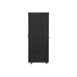 Lanberg | Rack cabinet 19" free-standing 42U/800x1000 (flat pack) with mesh door, LCD | FF01-8042-23BL | Black