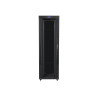 Lanberg | Rack cabinet 19" free-standing 42U/800x1200 (flat pack) with glass door, LCD | FF01-8242-12BL | Black