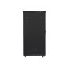 Lanberg | Rack cabinet 19" free-standing 42U/800x1200 (flat pack) with glass door, LCD | FF01-8242-12BL | Black