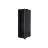 Lanberg | Rack cabinet 19" free-standing 42U/800x800 (flat pack) with glass door, LCD | FF01-8842-12BL | Black