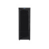 Lanberg | Rack cabinet 19" free-standing 42U/800x800 (flat pack) with glass door, LCD | FF01-8842-12BL | Black