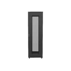 Lanberg | Rack cabinet 19" free-standing 42U/800x800 (flat pack) with mesh door | FF01-8842-23B | Black