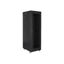 Lanberg | Rack cabinet 19" free-standing 42U/800x800 (flat pack) with mesh door | FF01-8842-23B | Black