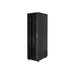 Lanberg | Rack cabinet 19" free-standing 47U/800x1000 (flat pack) | FF01-8047-12B | Black
