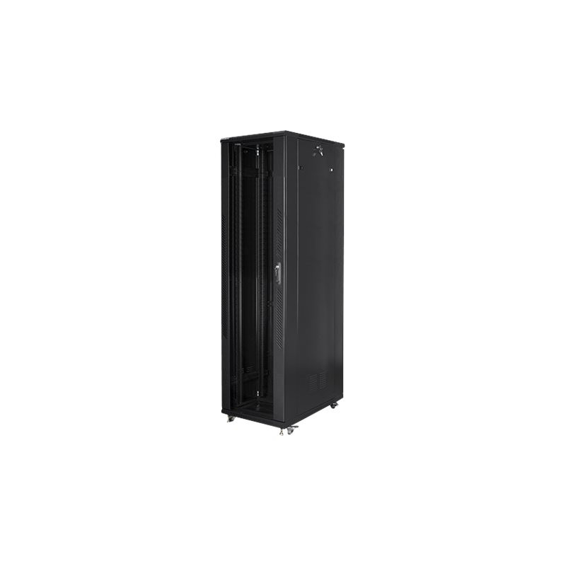 Lanberg | Rack cabinet 19" free-standing 47U/800x1000 (flat pack) | FF01-8047-12B | Black
