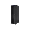 Lanberg | Rack cabinet 19" free-standing 47U/800x1000 (flat pack) with glass door, LCD | FF01-8047-12BL | Black
