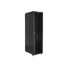 Lanberg | Rack cabinet 19" free-standing 47U/800x1000 (flat pack) with glass door, LCD | FF01-8047-12BL | Black