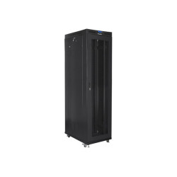 Lanberg | Rack cabinet 19" free-standing 47U/800x1000 (flat pack) with mesh door, LCD | FF01-8047-23BL | Black