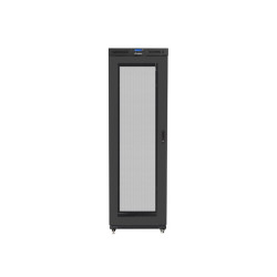 Lanberg | Rack cabinet 19" free-standing 47U/800x1000 (flat pack) with mesh door, LCD | FF01-8047-23BL | Black