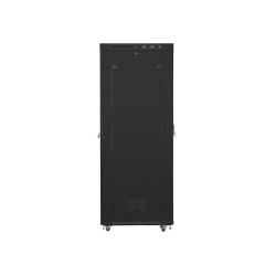 Lanberg | Rack cabinet 19" free-standing 47U/800x1000 (flat pack) with mesh door, LCD | FF01-8047-23BL | Black