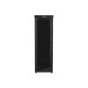 Lanberg | Rack cabinet 19" free-standing 47U/800x1200 (flat pack) with glass door, LCD | FF01-8247-12BL | Black
