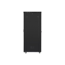 Lanberg | Rack cabinet 19" free-standing 47U/800x1200 (flat pack) with glass door, LCD | FF01-8247-12BL | Black