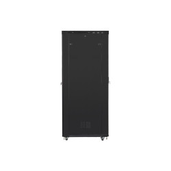 Lanberg | Rack cabinet 19" free-standing 47U/800x1200 (flat pack) with glass door, LCD | FF01-8247-12BL | Black