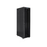 Lanberg | Rack cabinet 19" free-standing 47U/800x1200 (flat pack) with glass door, LCD | FF01-8247-12BL | Black