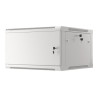 Lanberg | Rack cabinet 19" wall-mount 12U/600x450 for self-assembly with metal door (flat pack) | WF01-6412-00S | Grey