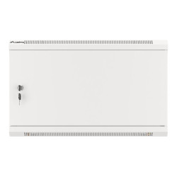 Lanberg | Rack cabinet 19" wall-mount 12U/600x450 for self-assembly with metal door (flat pack) | WF01-6412-00S | Grey