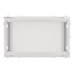 Lanberg | Rack cabinet 19" wall-mount 12U/600x450 for self-assembly with metal door (flat pack) | WF01-6412-00S | Grey