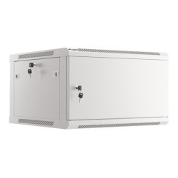 Lanberg | Rack cabinet 19" wall-mount 12U/600x450 for self-assembly with metal door (flat pack) | WF01-6412-00S | Grey