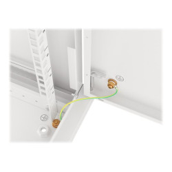 Lanberg | Rack cabinet 19" wall-mount 12U/600x450 for self-assembly with metal door (flat pack) | WF01-6412-00S | Grey