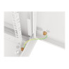 Lanberg | Rack cabinet 19" wall-mount 12U/600x450 for self-assembly with metal door (flat pack) | WF01-6412-00S | Grey