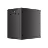 Lanberg | Rack cabinet 19" wall-mount 12U/600x450 with perforated door (flat pack) | WF01-6412-23B | Black
