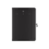 Lanberg | Rack cabinet 19" wall-mount 12U/600x450 with perforated door (flat pack) | WF01-6412-23B | Black