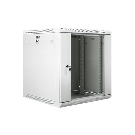 Lanberg | Rack cabinet 19" wall-mount 12U/600x600 (flat pack) V2 | WF01-6612-10S | Grey