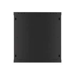 Lanberg | Rack cabinet 19" wall-mount 12U/600x600 for self-assembly with metal door (flat pack) | WF01-6612-00B | Black