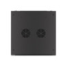 Lanberg | Rack cabinet 19" wall-mount 12U/600x600 for self-assembly with metal door (flat pack) | WF01-6612-00B | Black