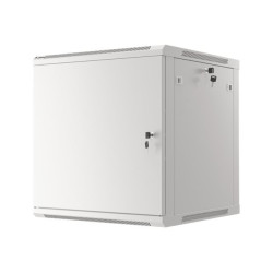 Lanberg | Rack cabinet 19" wall-mount 12U/600x600 for self-assembly with metal door (flat pack) | WF01-6612-00S | Grey