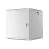 Lanberg | Rack cabinet 19" wall-mount 12U/600x600 for self-assembly with metal door (flat pack) | WF01-6612-00S | Grey