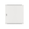 Lanberg | Rack cabinet 19" wall-mount 12U/600x600 for self-assembly with metal door (flat pack) | WF01-6612-00S | Grey