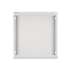 Lanberg | Rack cabinet 19" wall-mount 12U/600x600 for self-assembly with metal door (flat pack) | WF01-6612-00S | Grey