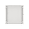 Lanberg | Rack cabinet 19" wall-mount 12U/600x600 for self-assembly with metal door (flat pack) | WF01-6612-00S | Grey
