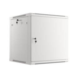Lanberg | Rack cabinet 19" wall-mount 12U/600x600 for self-assembly with metal door (flat pack) | WF01-6612-00S | Grey