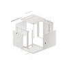 Lanberg | Rack cabinet 19" wall-mount 12U/600x600 for self-assembly with metal door (flat pack) | WF01-6612-00S | Grey