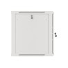 Lanberg | Rack cabinet 19" wall-mount 12U/600x600 for self-assembly with metal door (flat pack) | WF01-6612-00S | Grey