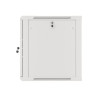 Lanberg | Rack cabinet 19" wall-mount 12U/600x600 for self-assembly with metal door (flat pack) | WF01-6612-00S | Grey
