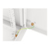 Lanberg | Rack cabinet 19" wall-mount 12U/600x600 for self-assembly with metal door (flat pack) | WF01-6612-00S | Grey