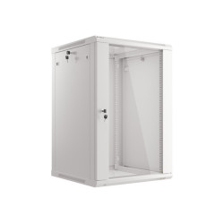 Lanberg | Rack cabinet 19" wall-mount 18U/600x600 (flat pack) | WF01-6618-10S | Grey