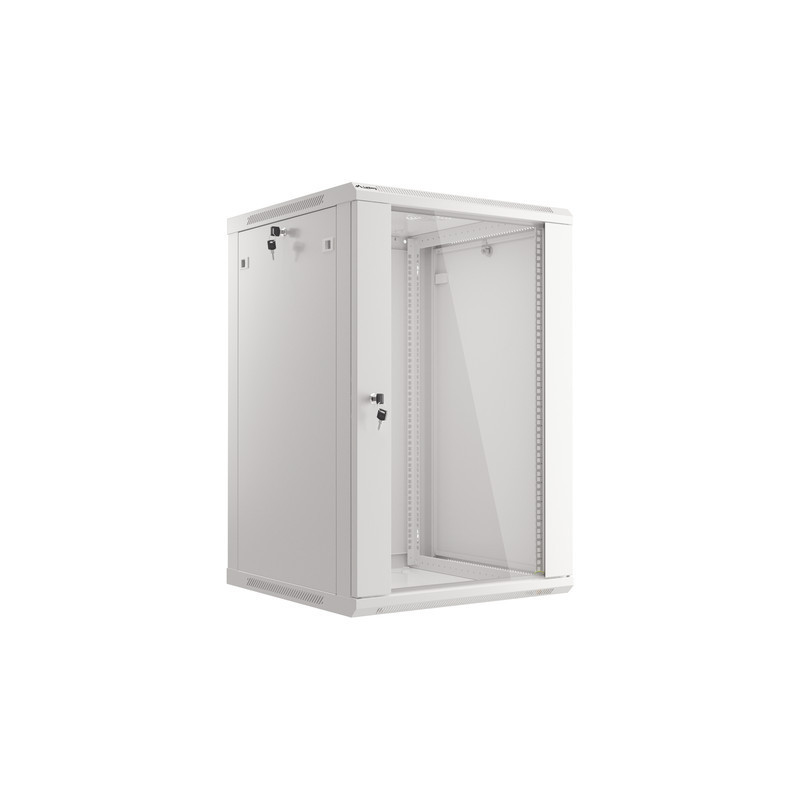 Lanberg | Rack cabinet 19" wall-mount 18U/600x600 (flat pack) | WF01-6618-10S | Grey