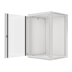 Lanberg | Rack cabinet 19" wall-mount 18U/600x600 (flat pack) | WF01-6618-10S | Grey