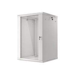 Lanberg | Rack cabinet 19" wall-mount 18U/600x600 (flat pack) | WF01-6618-10S | Grey