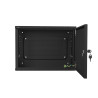 Lanberg | Rack cabinet 19" wall-mount 4U+3U/540x200 low-profile | WAF1-5203-04-00B | Black