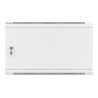 Lanberg | Rack cabinet 19" wall-mount 6U/600x450 for self-assembly with metal door (flat pack) | WF01-6406-00S | Grey